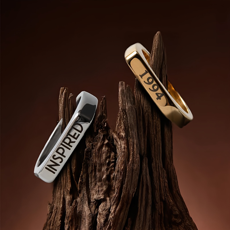 Women's Custom Rings - Couple Promise Rings - Friendship Matching Rings